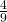 \frac{4}{9}