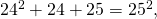 24^2+24+25=25^2,